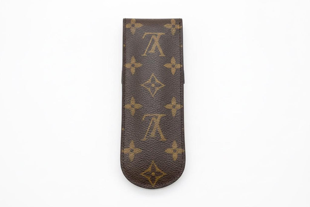 Authentic  Louis Vuitton Monogram Etui Stilo Pen CaseW/Box