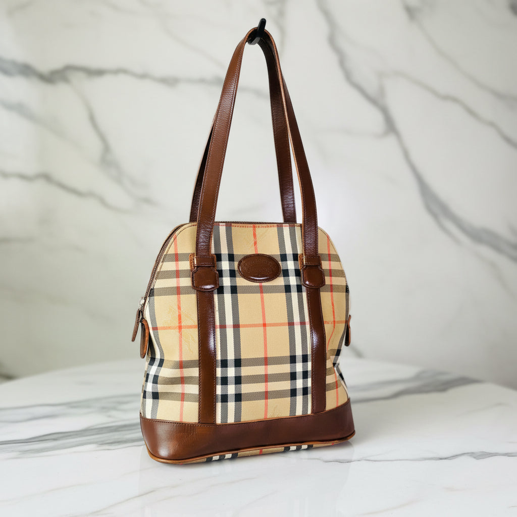 Burberry Nova Check Tote Bag