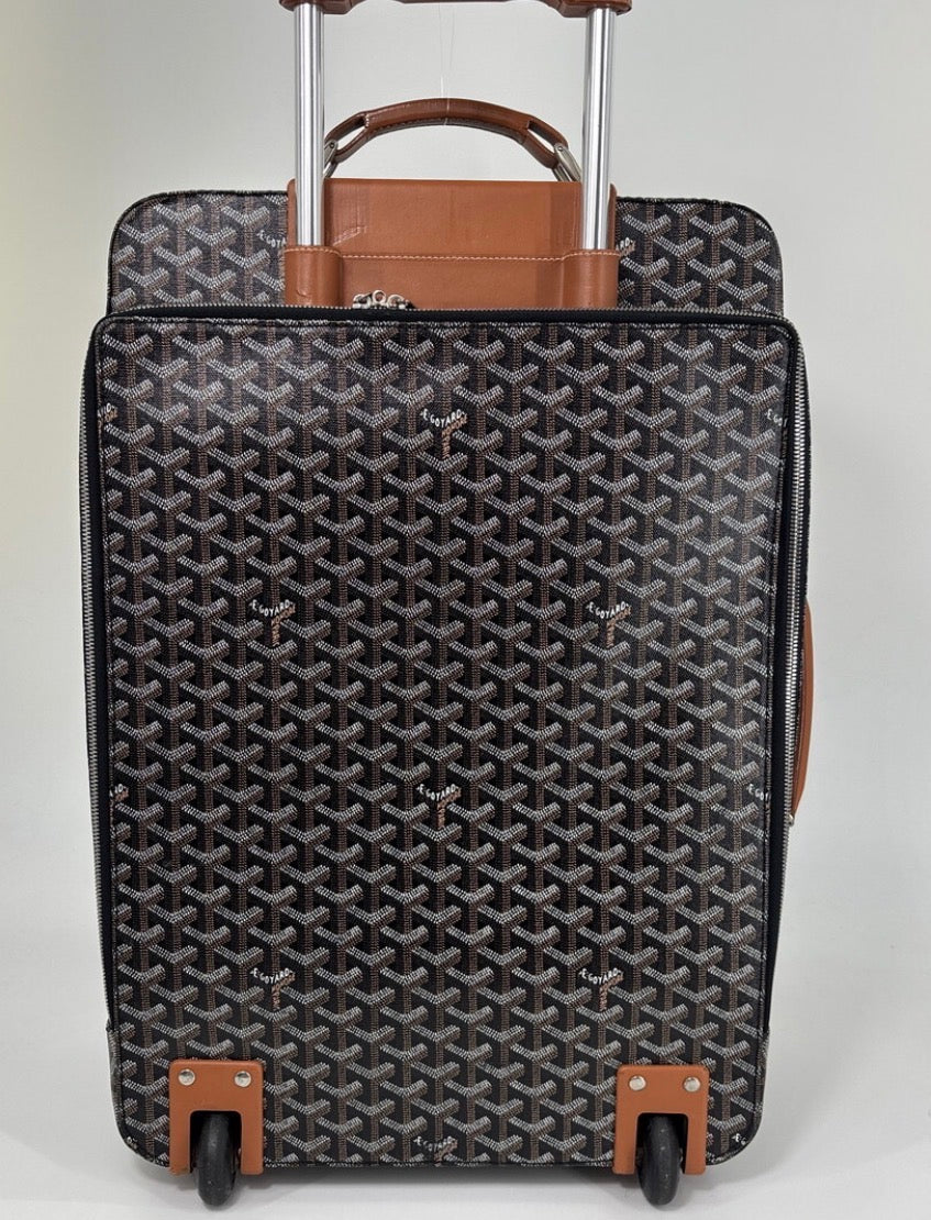 Genuine Goyard Goyardine Trolley PM Suitcase