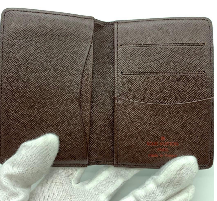 LOUIS VUITTON
Pocket Organizer Damier Ebene Card Case