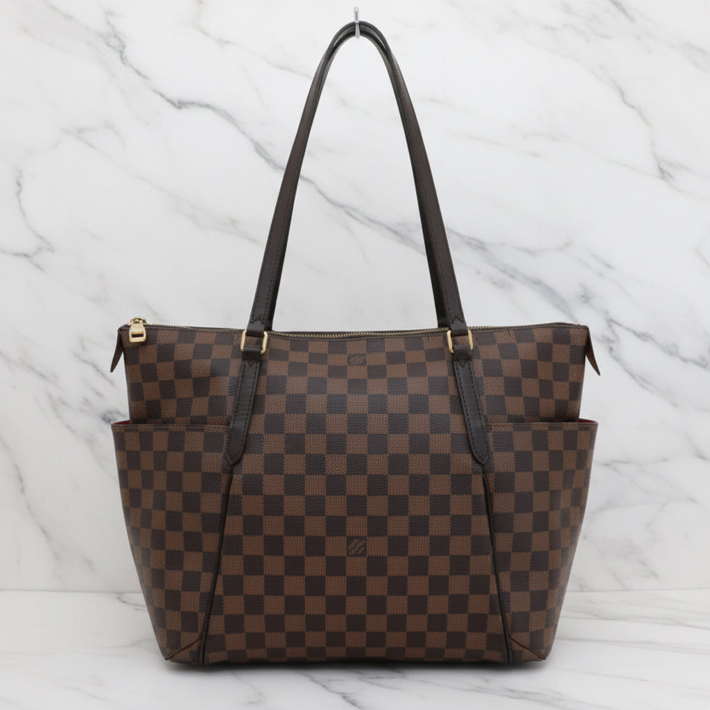 Louis Vuitton Damier Ebene Totally MM Shoulder Bag