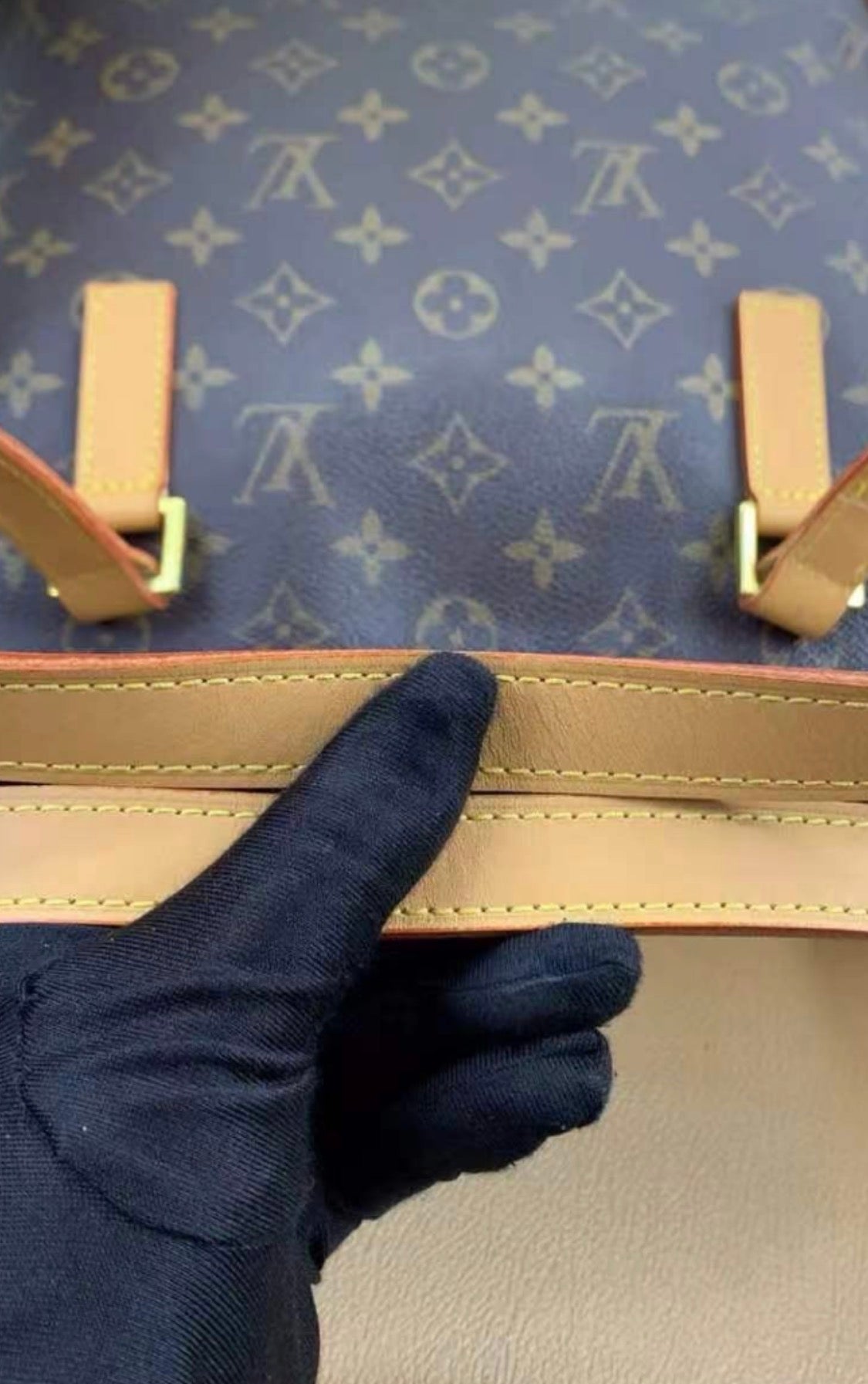 Louis Vuitton Cabas Piano Monogram Shoulder Bag