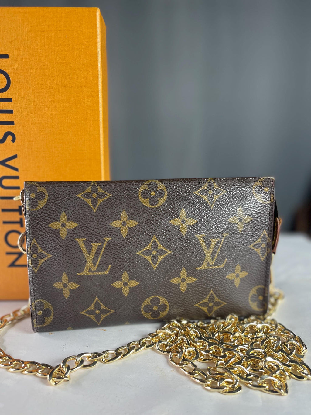 Authentic LOUIS VUITTON Mini Pochette Accessoires Vintage