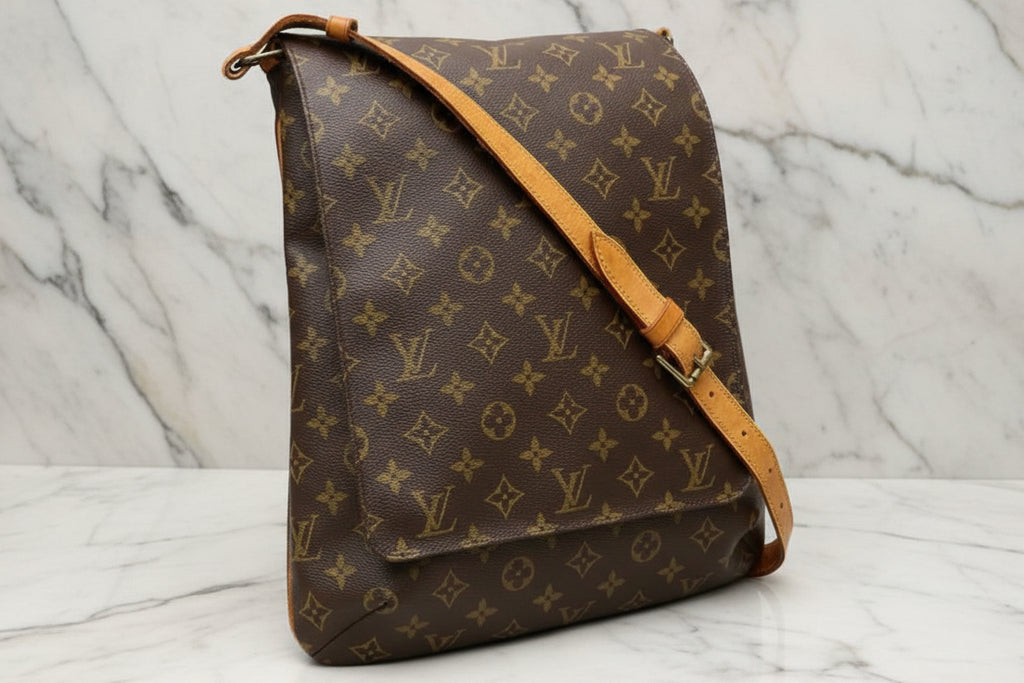 LOUIS VUITTON Monogram Musette GM Shoulder Bag