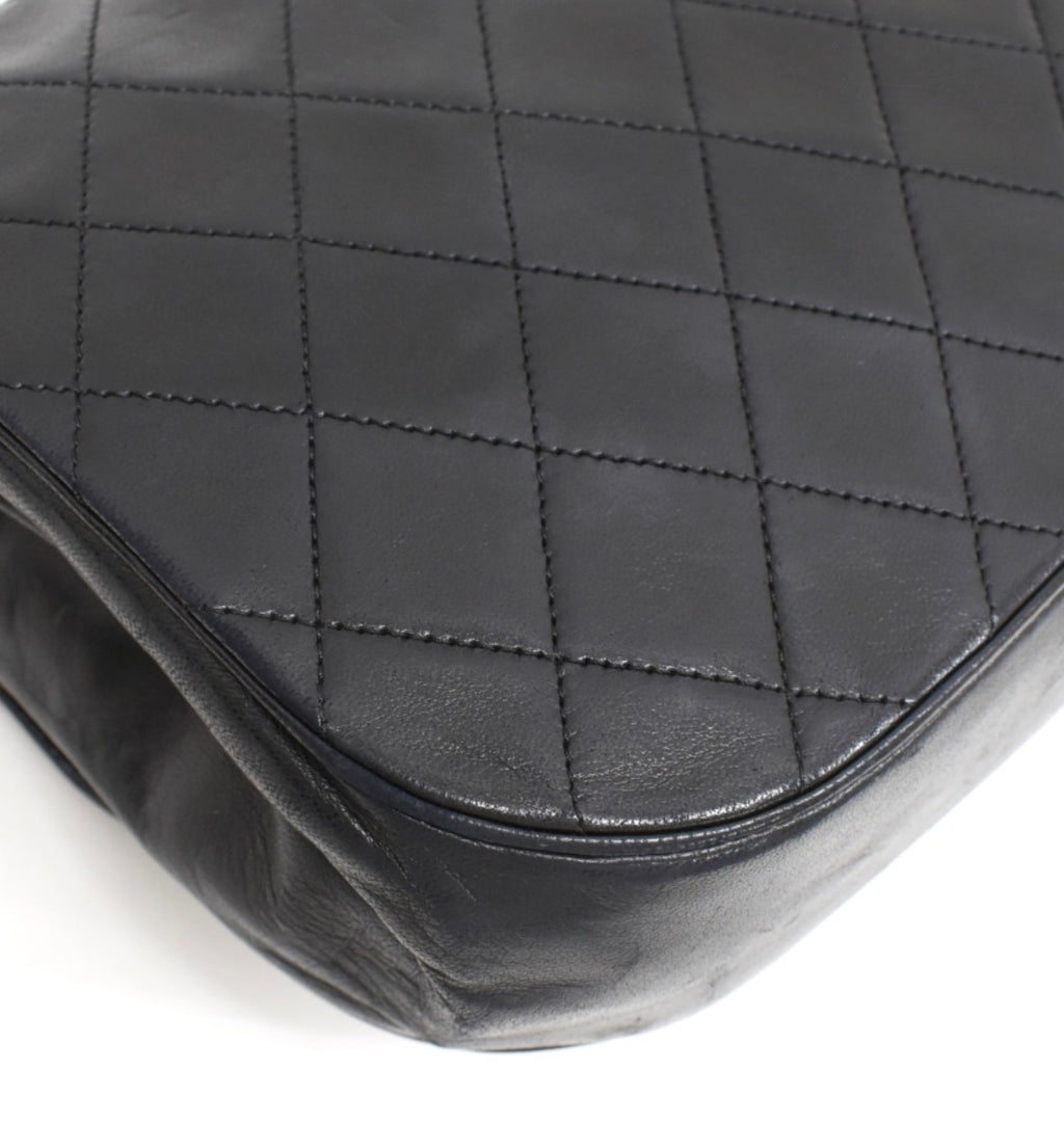 Chanel Lambskin Flap Shoulder Bag Vintage