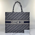 Authentic  Christian Dior Oblique Large Tote Multicolor Tote Bag