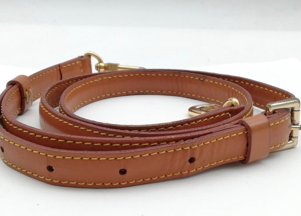 Authentic Louis Vuitton Leather Vachetta  Shoulder Strap Adjustable