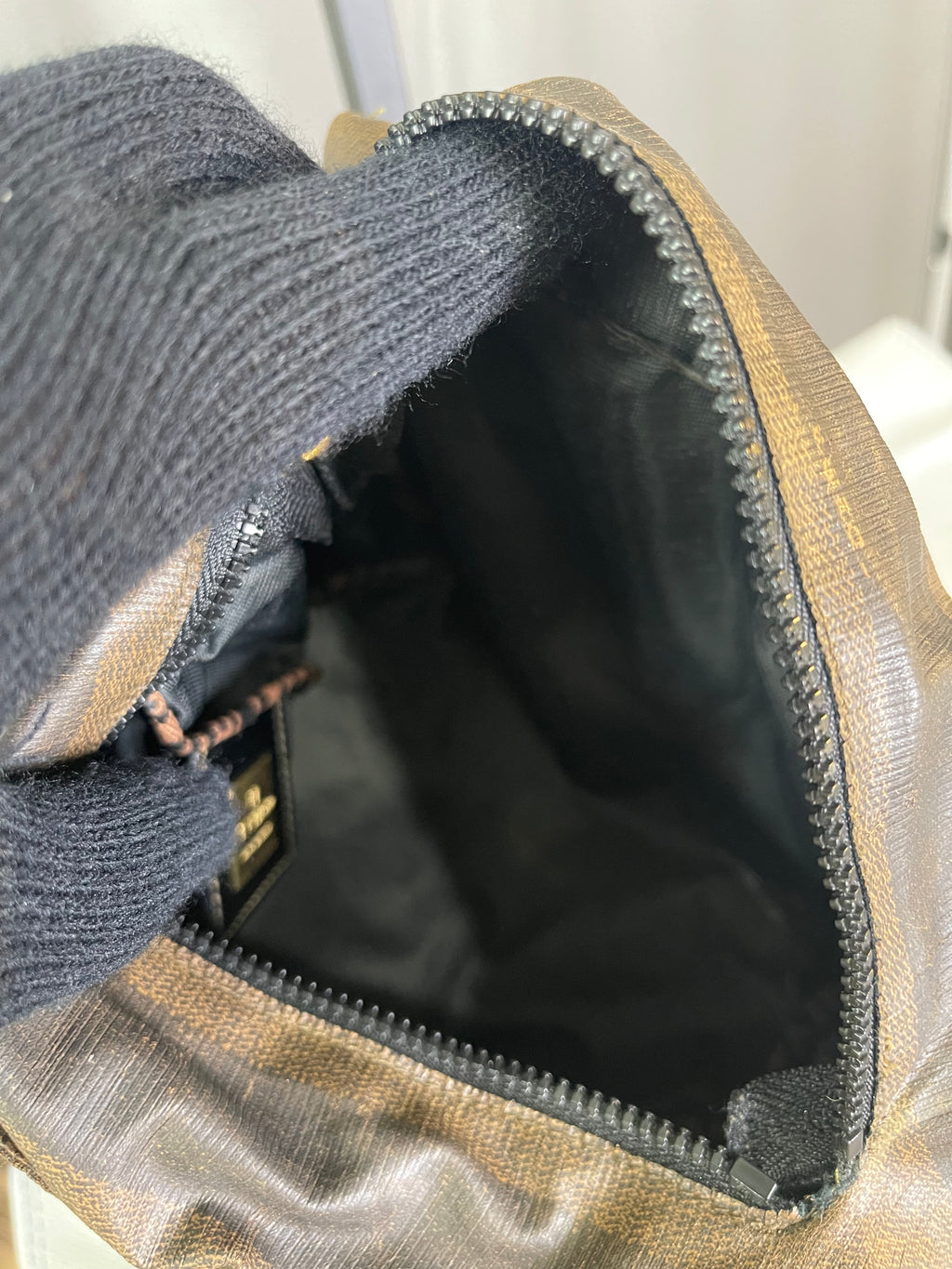Fendi 1925 Pequin Mini Tote bag Vintage.