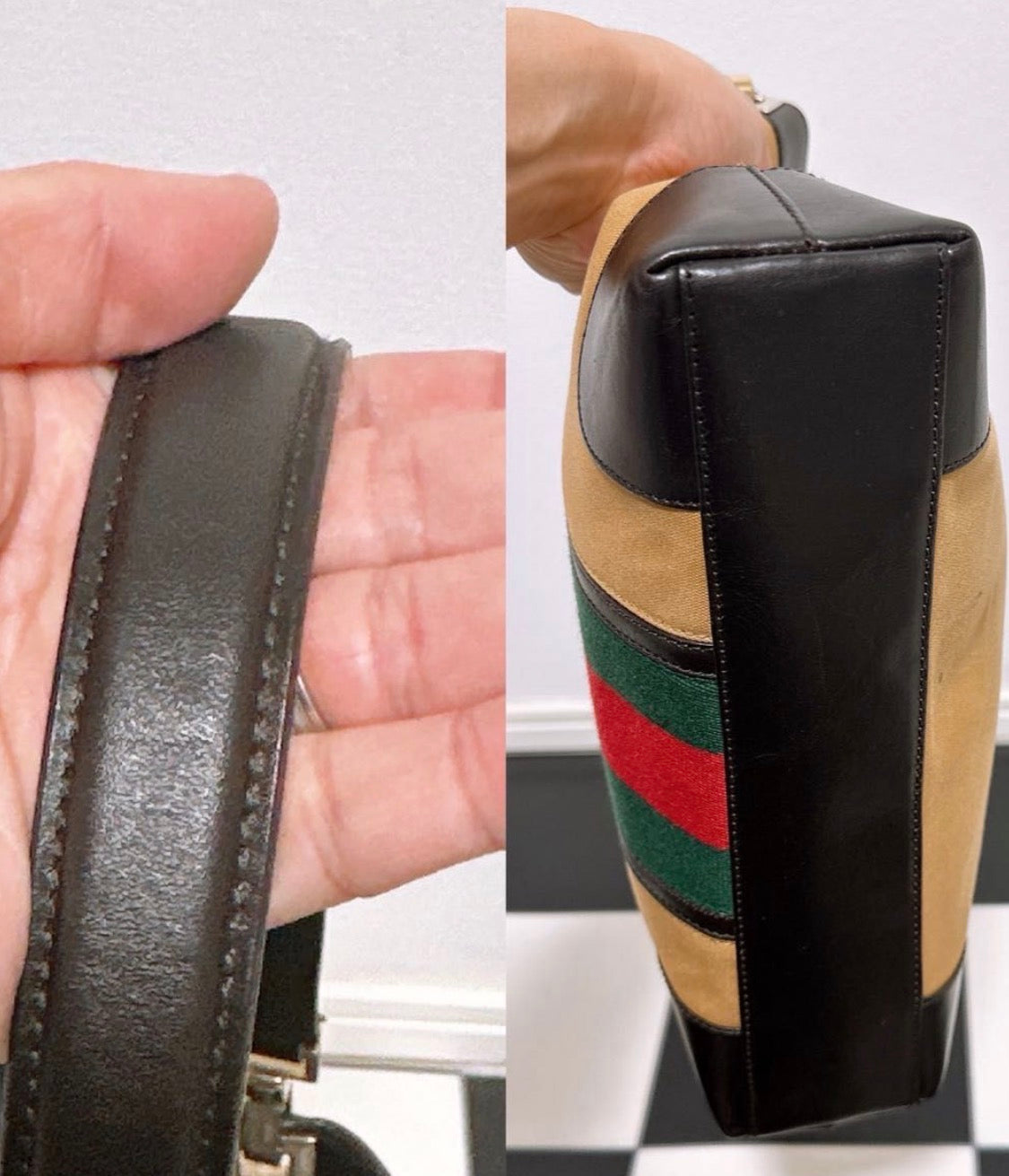 GUCCI Sherry Line Shoulder bag Excellent Condition Vintage