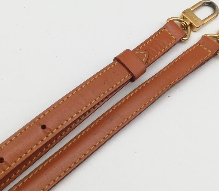 Authentic Louis Vuitton Leather Vachetta  Shoulder Strap Adjustable