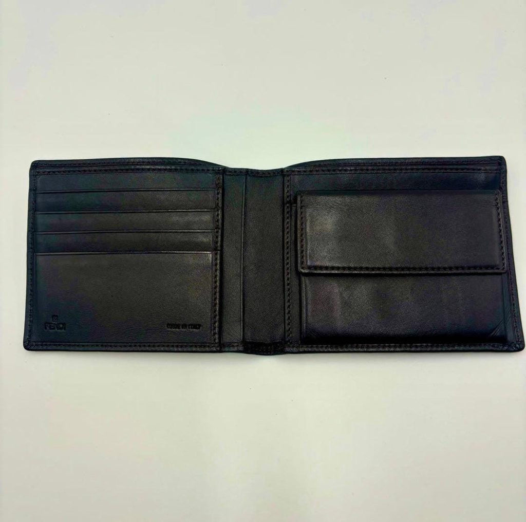 Authentic FENDI ZUCCA Bifold Wallet Vintage