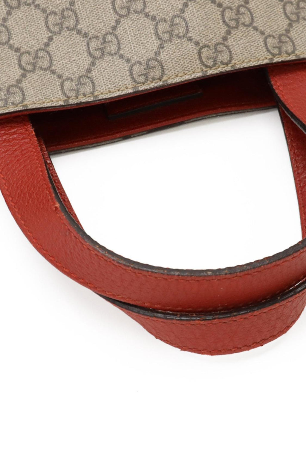 Authentic GUCCI Soft GG Supreme Monogram Web Bosco Patch Vertical Tote Beige