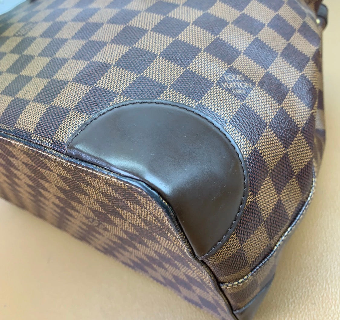 LOUIS VUITTON Damier Ebene Hampstead MM Shoulder Bag