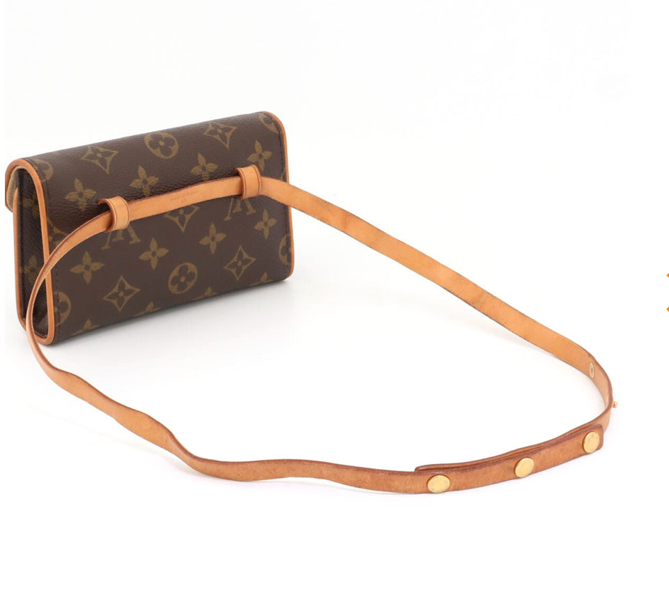 LOUIS VUITTON LV Monogram Pochette Florentine XS