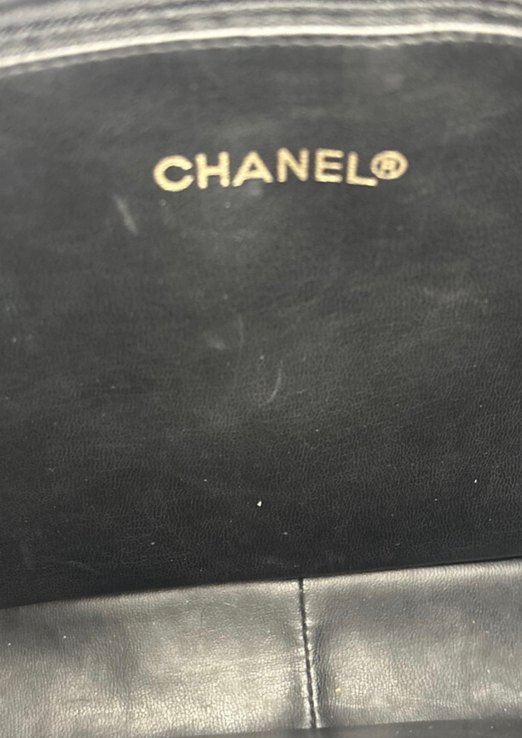 Chanel Lambskin Shoulder Tote Bag