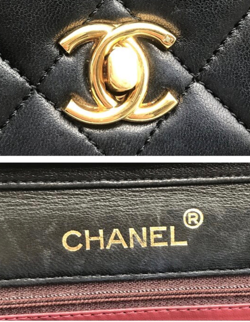 Chanel Lambskin Quilted Flap Bag Black