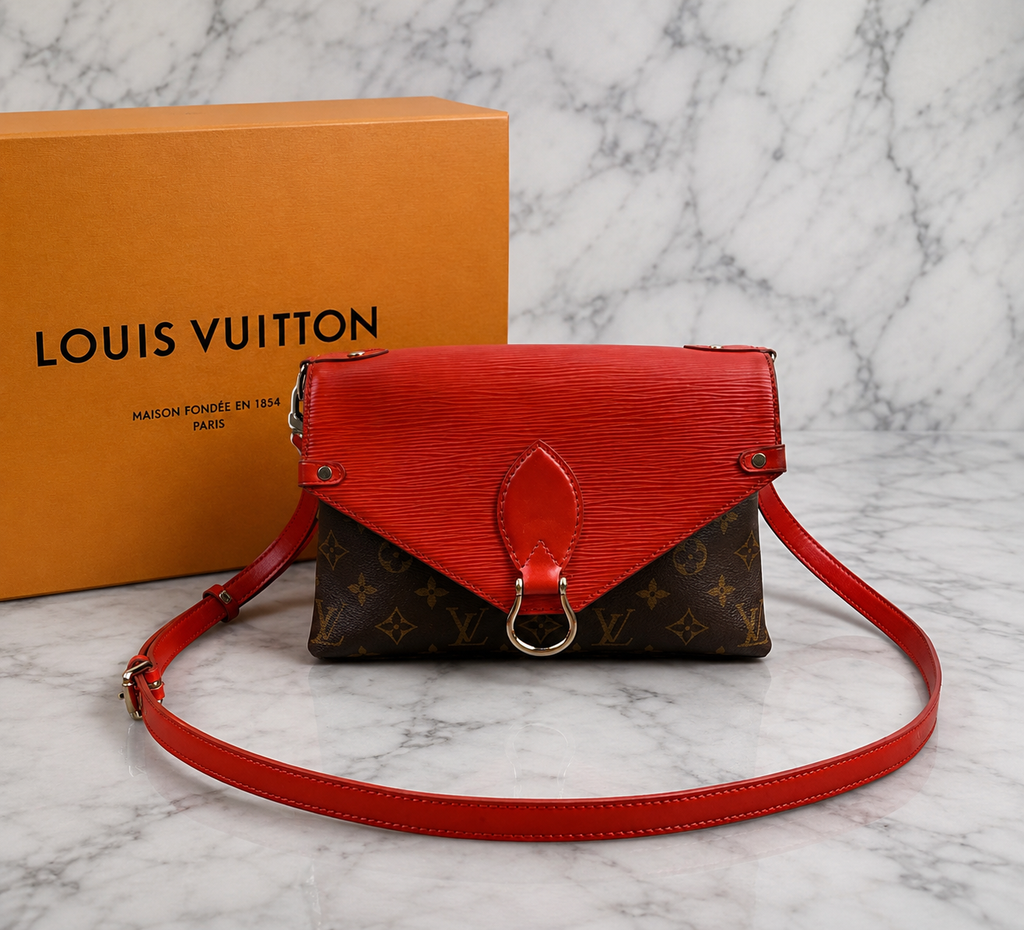 Louis Vuitton
Saint Michel Handbag Monogram Canvas and Epi Leather