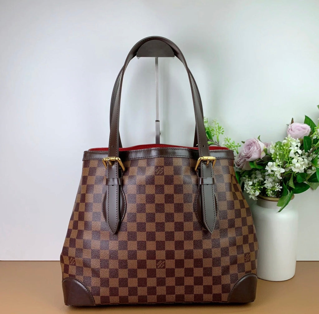 LOUIS VUITTON Damier Ebene Hampstead MM Shoulder Bag