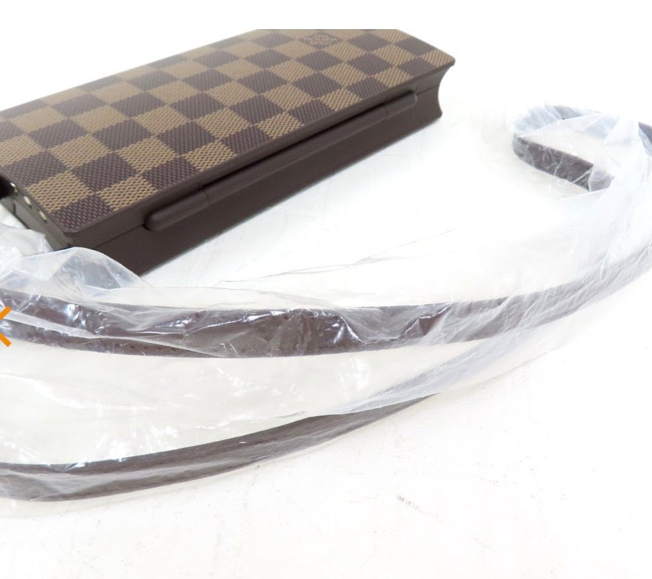 Louis Vuitton Ultra-Rare Damier Ebene Mini Computer – 25th Anniversary Celux Clavier Notebook PC