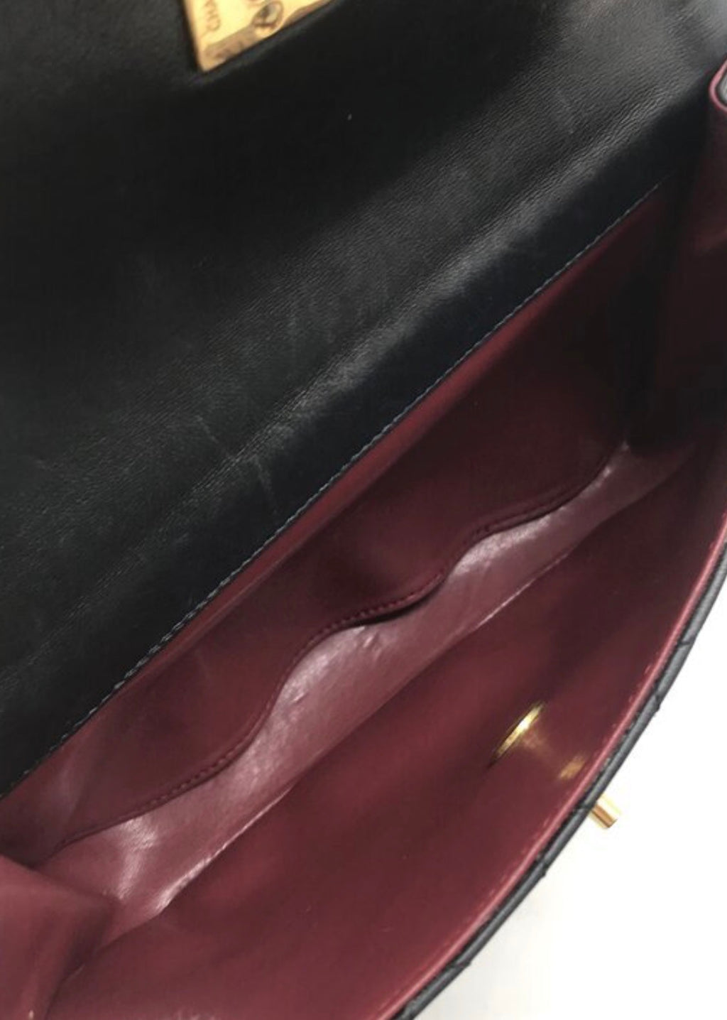 Chanel Lambskin Quilted Flap Bag Black