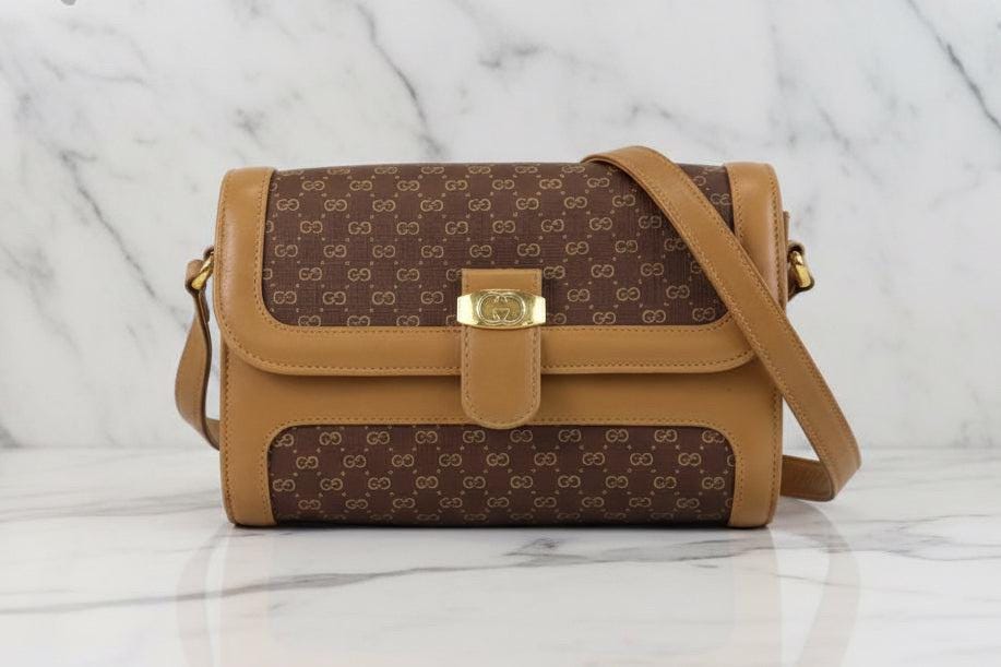 Authentic Micro GUCCI GG Old Gucci Shoulder Bag