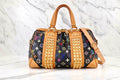 Authentic LOUIS VUITTON Monogram Multicolor Courtney MM Black