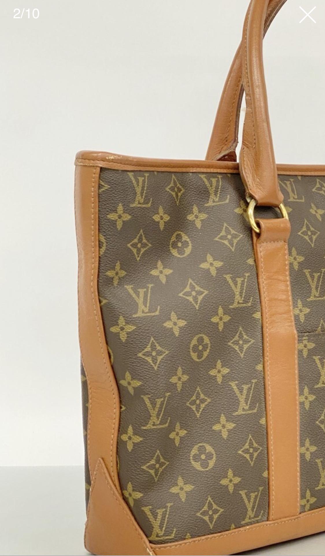 Authentic LOUIS VUITTON Monogram Weekend PM  Tote Bag Vintage
