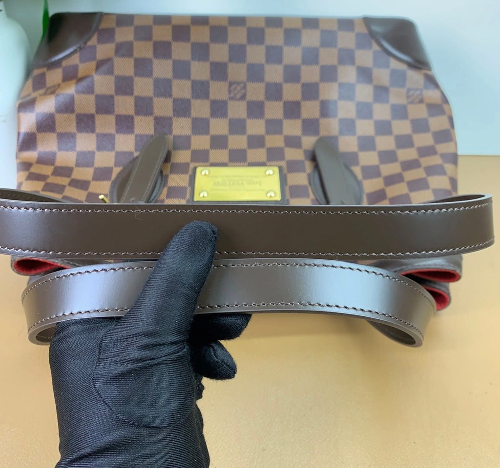 LOUIS VUITTON Damier Ebene Hampstead MM Shoulder Bag
