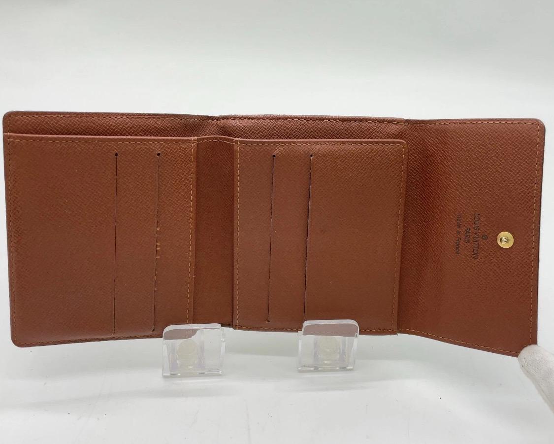 Authentic Louis Vuitton Monogram Elise  Wallet Vintage W/ Box and dust bag