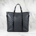 LOUIS VUITTON Damier Graphite Tadao Handbag