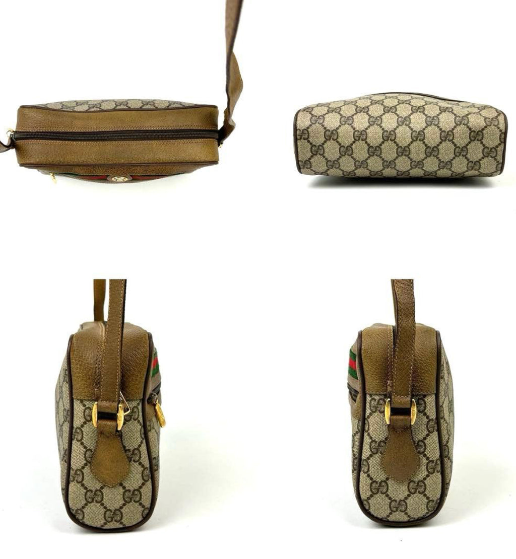 Gucci Supreme Sherry line Shoulder Bag Vintage.