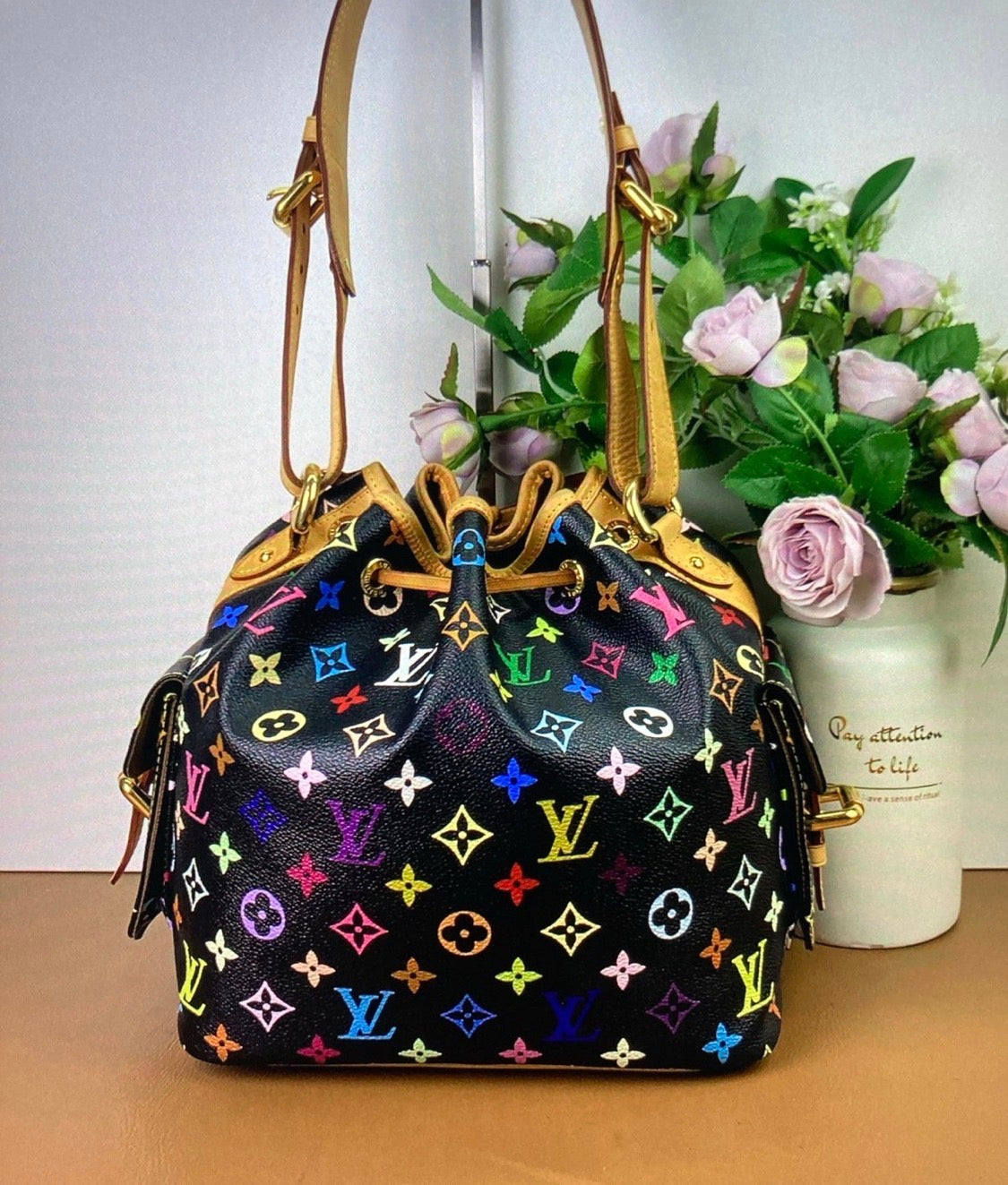 Louis Vuitton
Petit Noe Handbag Monogram Multicolor
