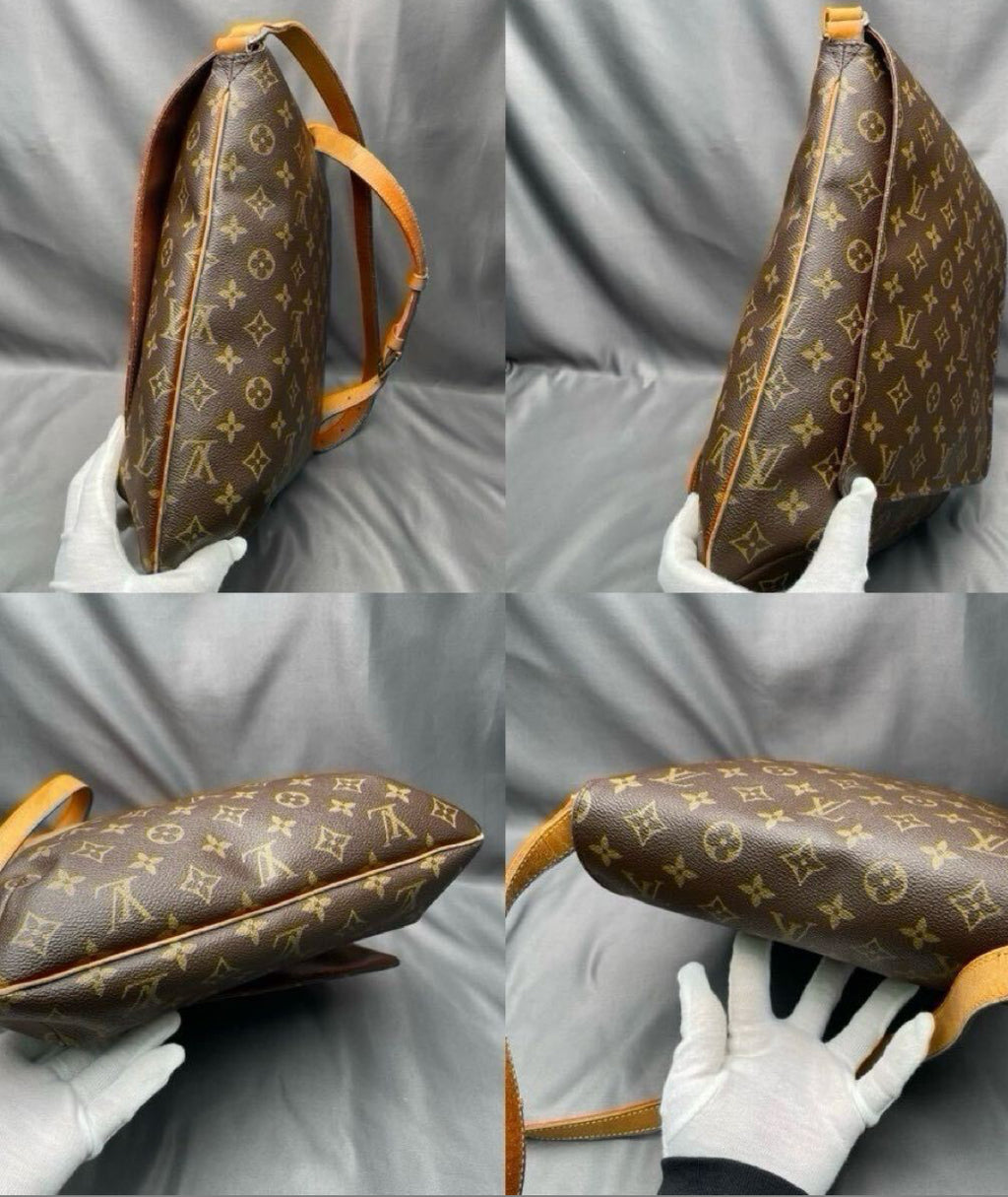 LOUIS VUITTON Monogram Musette GM Shoulder Bag
