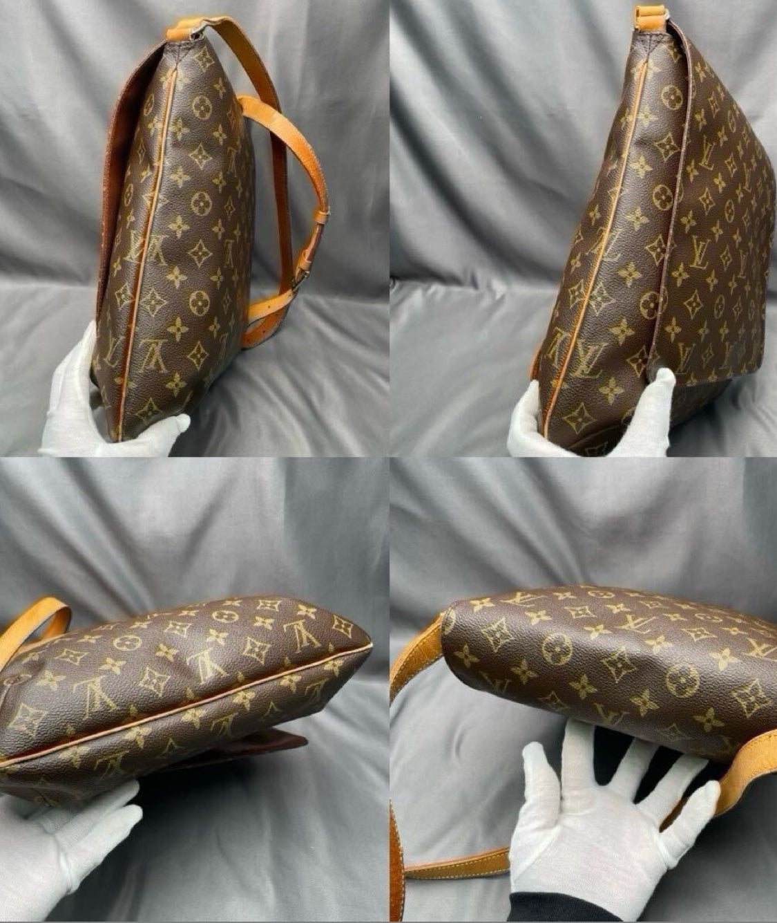LOUIS VUITTON Monogram Musette GM Shoulder Bag