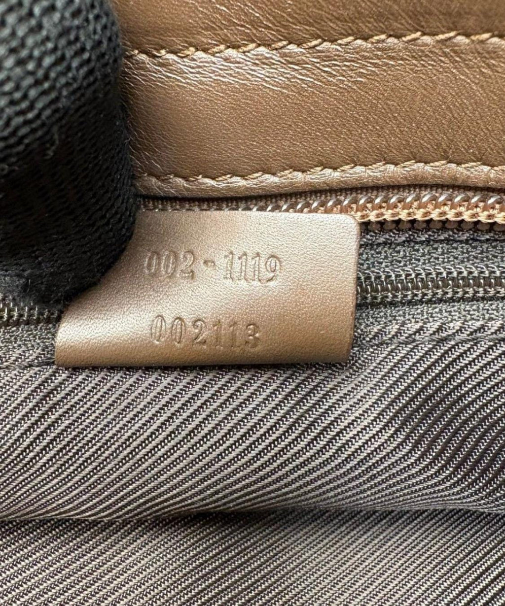 Authentic Gucci GG Canvas Britt handbag