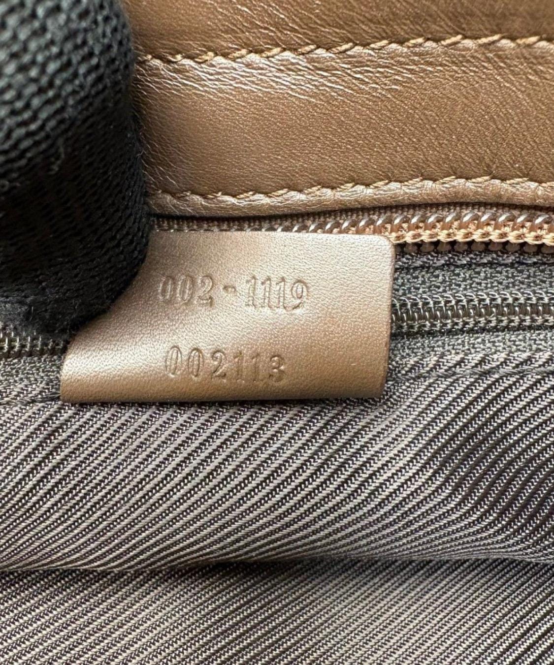 Authentic Gucci GG Canvas Britt handbag