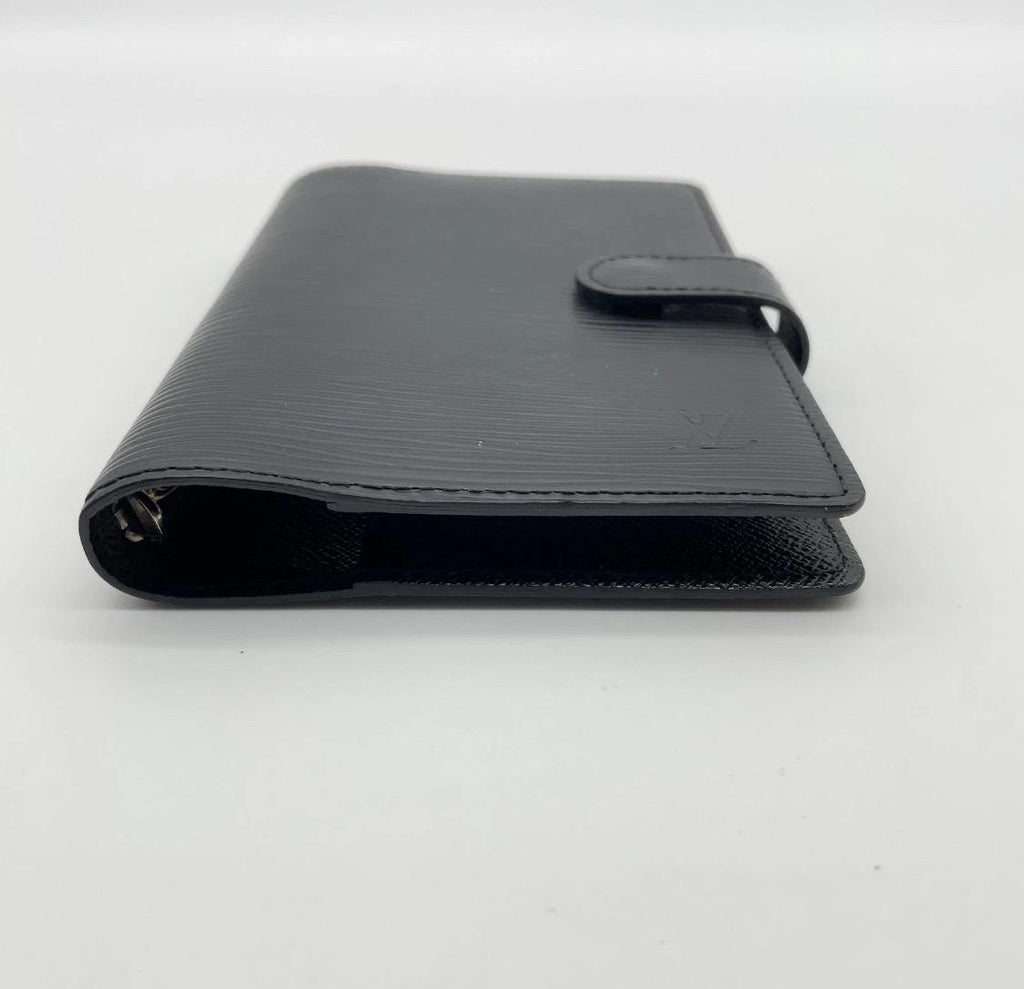Authentic Louis Vuitton Epi Black Agenda PM Notebook W/Box