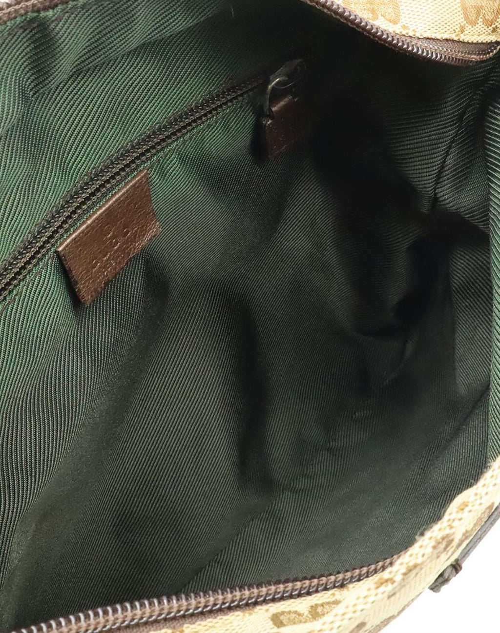 Authentic Gucci  GG Nylon Canvas Shoulder Bag/ Messenger Bag