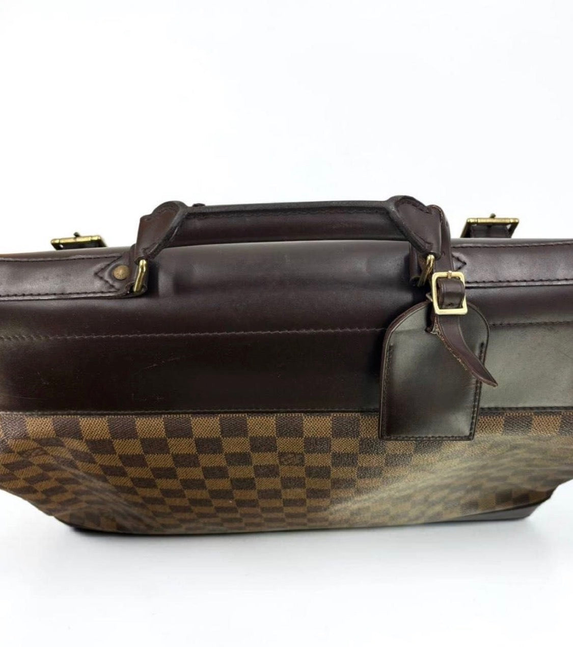 LOUIS VUITTON Damier Ebene West End PM Travel Bag