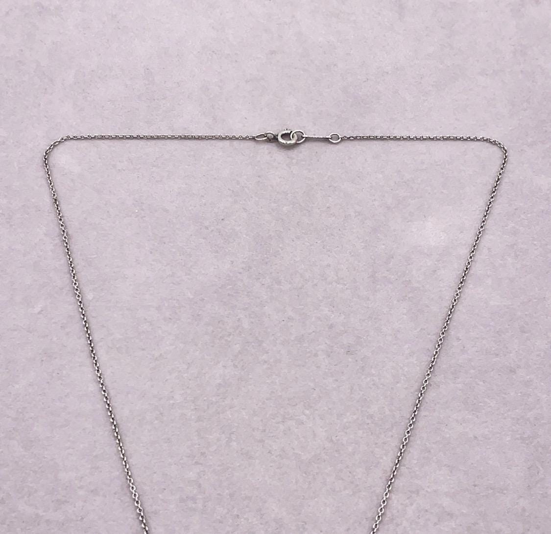 Authentic Tiffany & Co. Elsa Peretti Teardrop Necklace SV 2.7g/3.3g Vintage ( Great Gift)