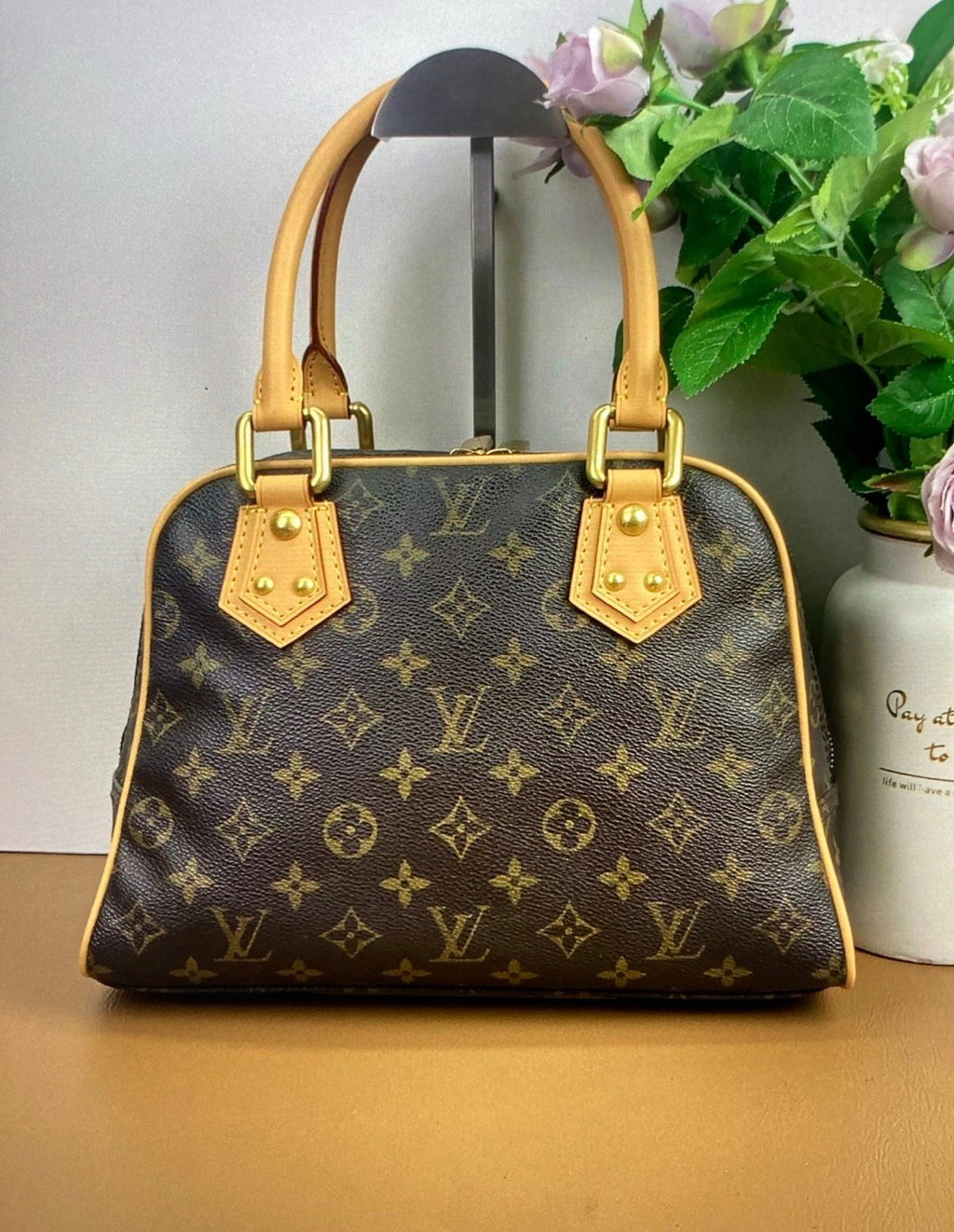 Authentic LOUIS VUITTON Monogram Manhattan PM