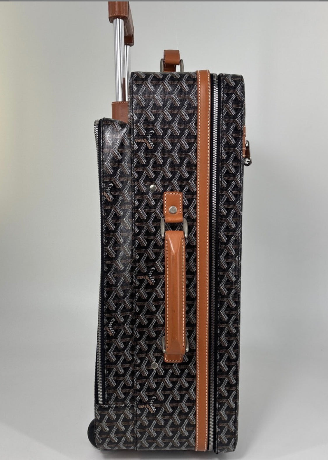 Genuine Goyard Goyardine Trolley PM Suitcase