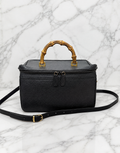 Gucci BambooVanity Shoulder Bag 2 Way Black