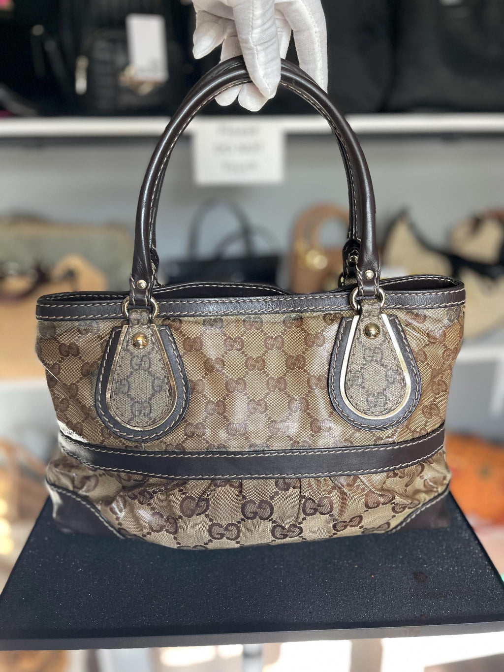 Authentic Gucci GG Crystal Mix Tote