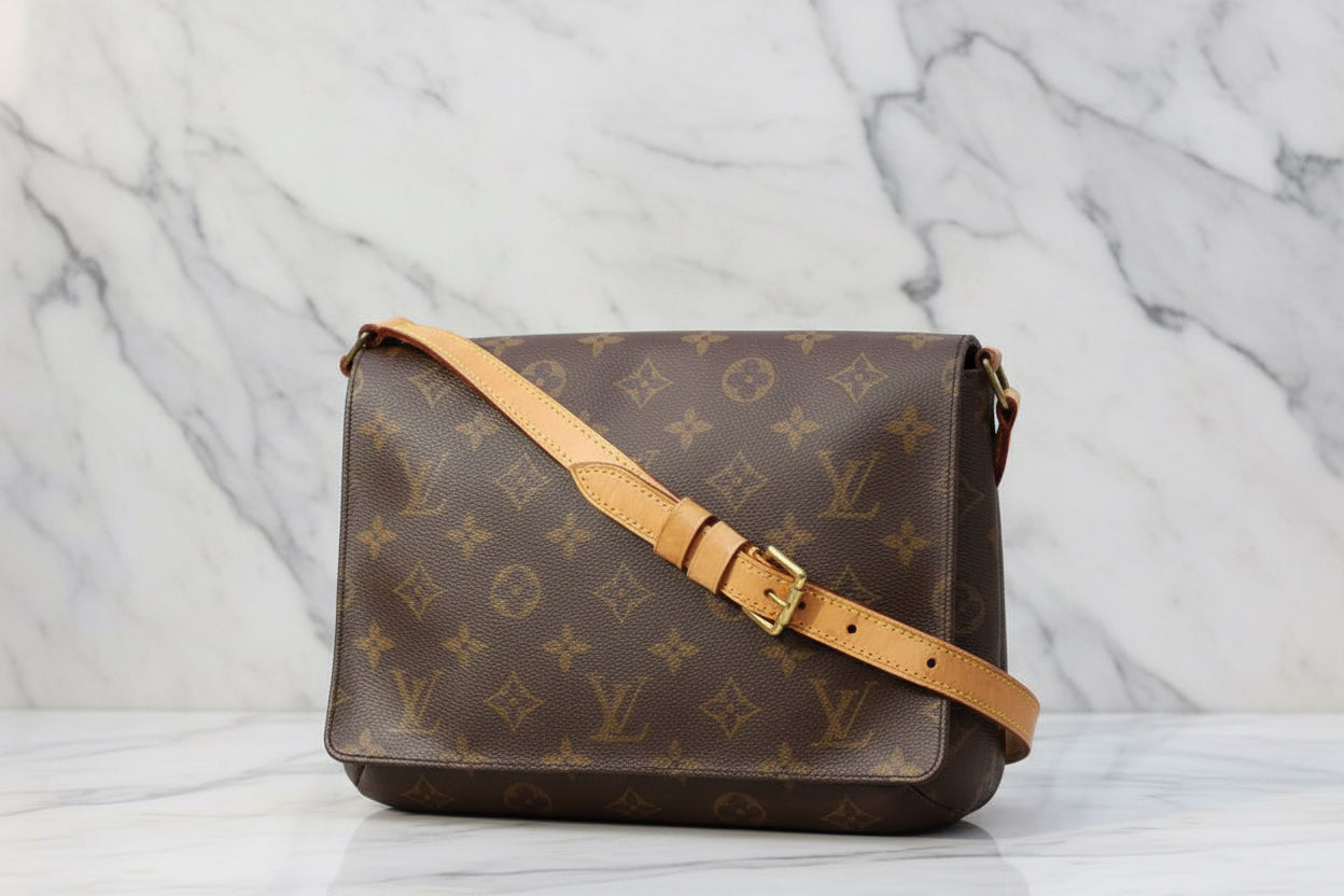 Authentic LOUIS  VUITTON Monogram Musette Tango