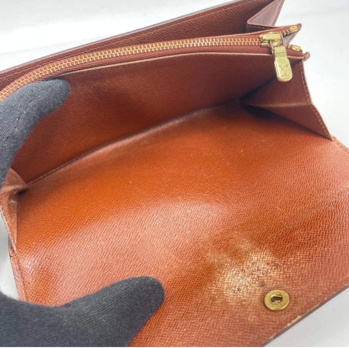 Authentic LOUIS VUITTON Monogram Portefeuille Sarah  Long Wallet Vintage Customizable options available