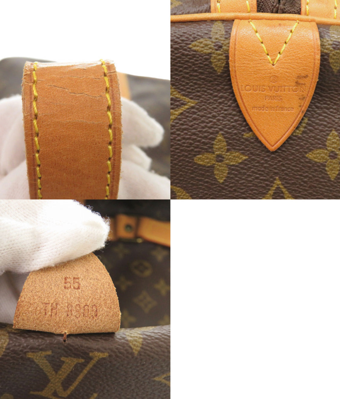 LOUIS VUITTON
Keepall 55 Monogram Canvas Travel Bag Brown