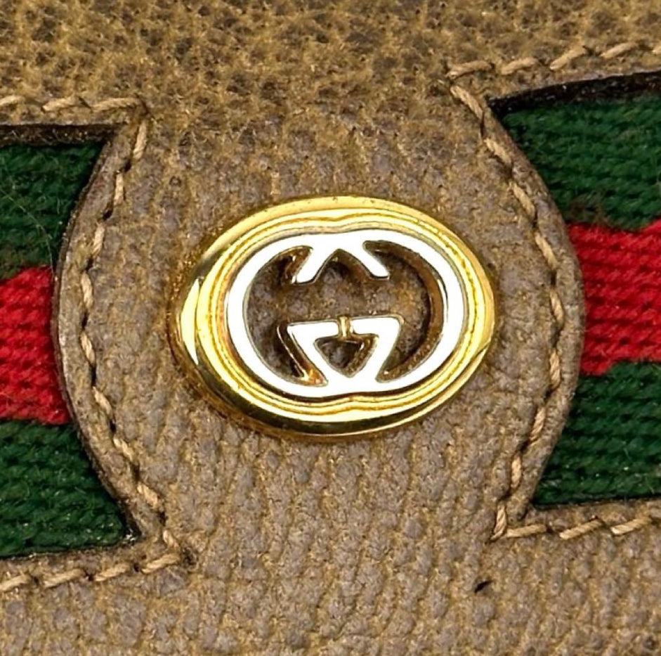 Gucci Supreme Sherry line Shoulder Bag Vintage.