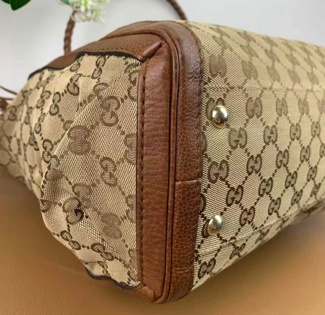 Gucci GG Canvas Bella Tote Bag