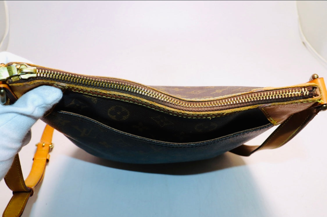 LOUIS VUITTON Monogram Odeon MM Shoulder Bag